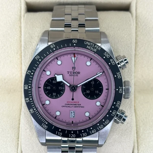 NEW 2025 Tudor Black Bay Chrono 41mm 79360N Pink Dial