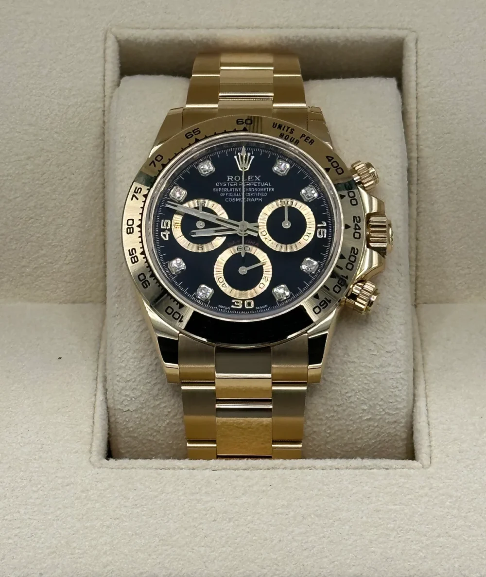 2023 Rolex Daytona 40mm 116508 Black Diamond Dial