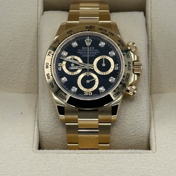 2023 Rolex Daytona 40mm 116508 Black Diamond Dial