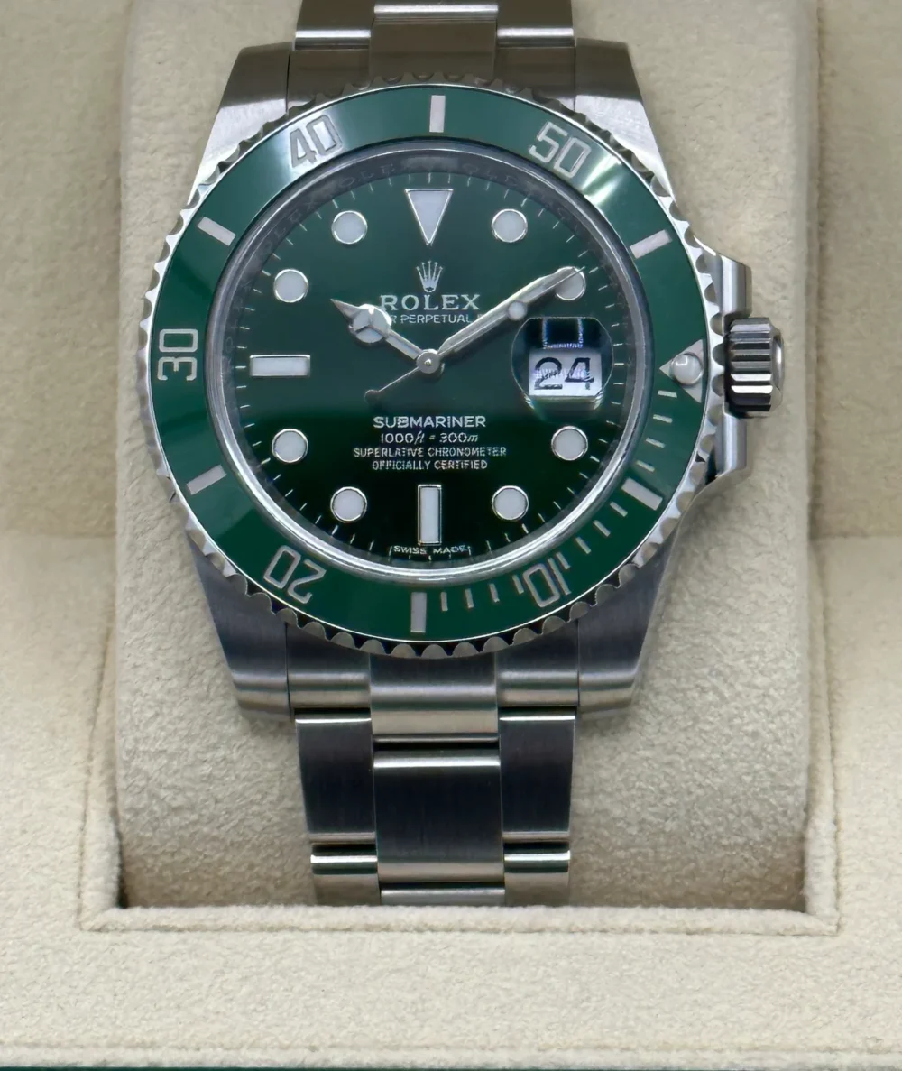 2019 Rolex Submariner "Hulk" 40mm 116610LV Green Dial