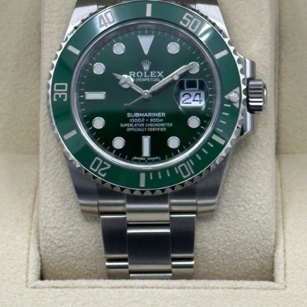 2019 Rolex Submariner "Hulk" 40mm 116610LV Green Dial