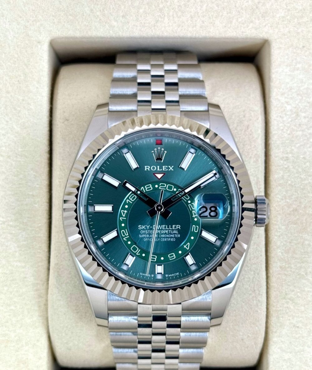NEW 2026 Rolex Sky-Dweller 42mm 336934 Jubilee Green Dial