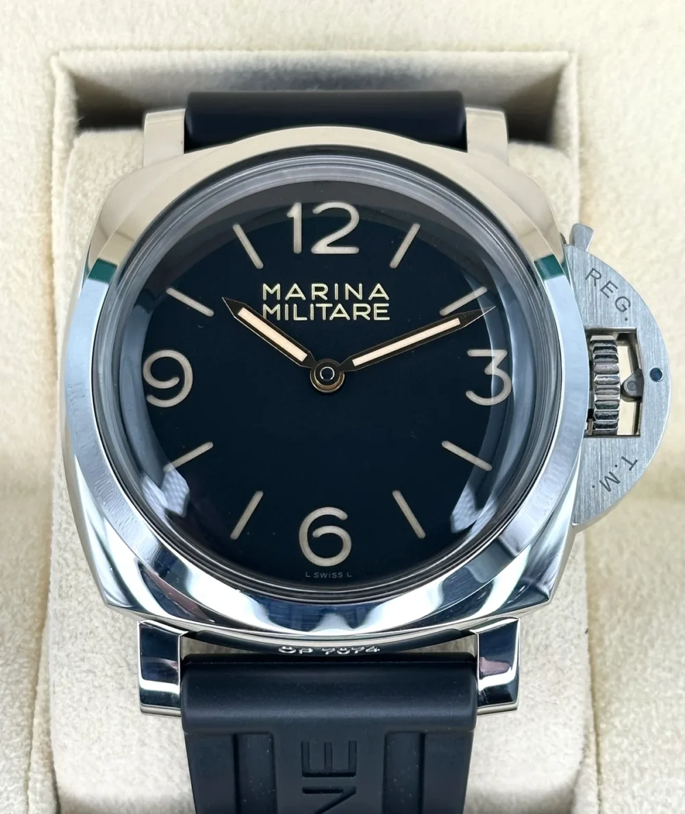 2017 Panerai Marina Militare Luminor 1950 47mm PAM00673 Black Dial