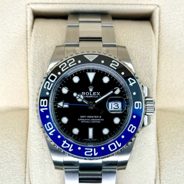 NEW OLD STOCK 2017 Rolex GMT-Master II "Batman" 40mm 116710BLNR Oyster
