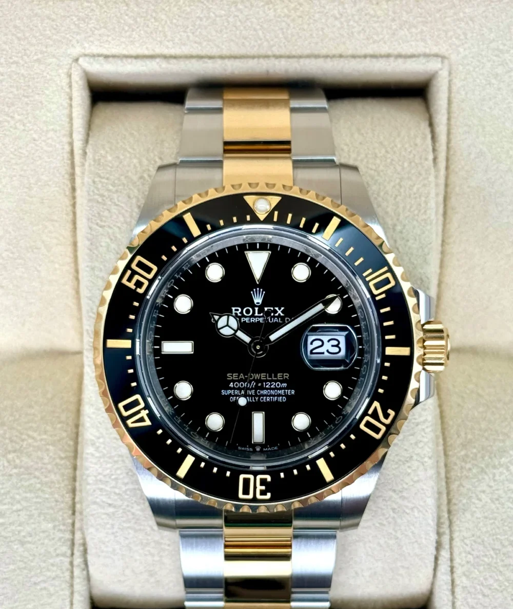 2022 Rolex Sea-Dweller 43mm 126603 Two-Tone Black Dial