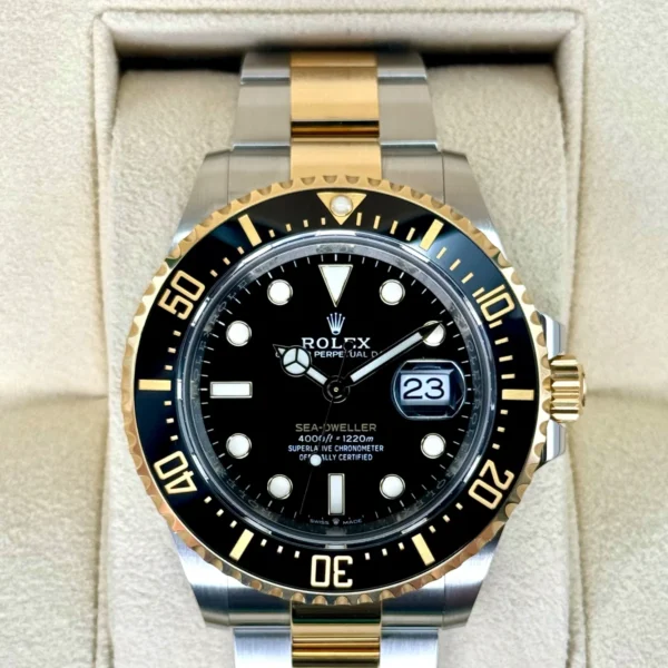 2022 Rolex Sea-Dweller 43mm 126603 Two-Tone Black Dial
