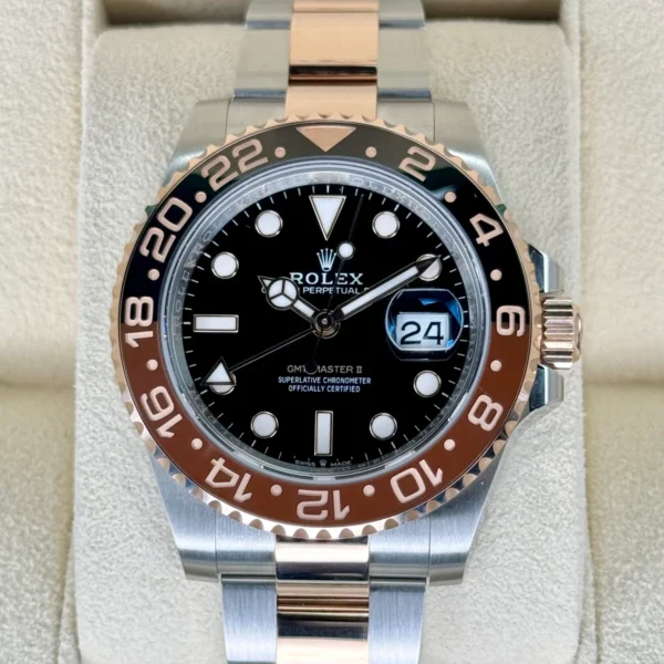 NEW 2022 Rolex GMT-Master II "Rootbeer" 40mm 126711CHNR Two-Tone