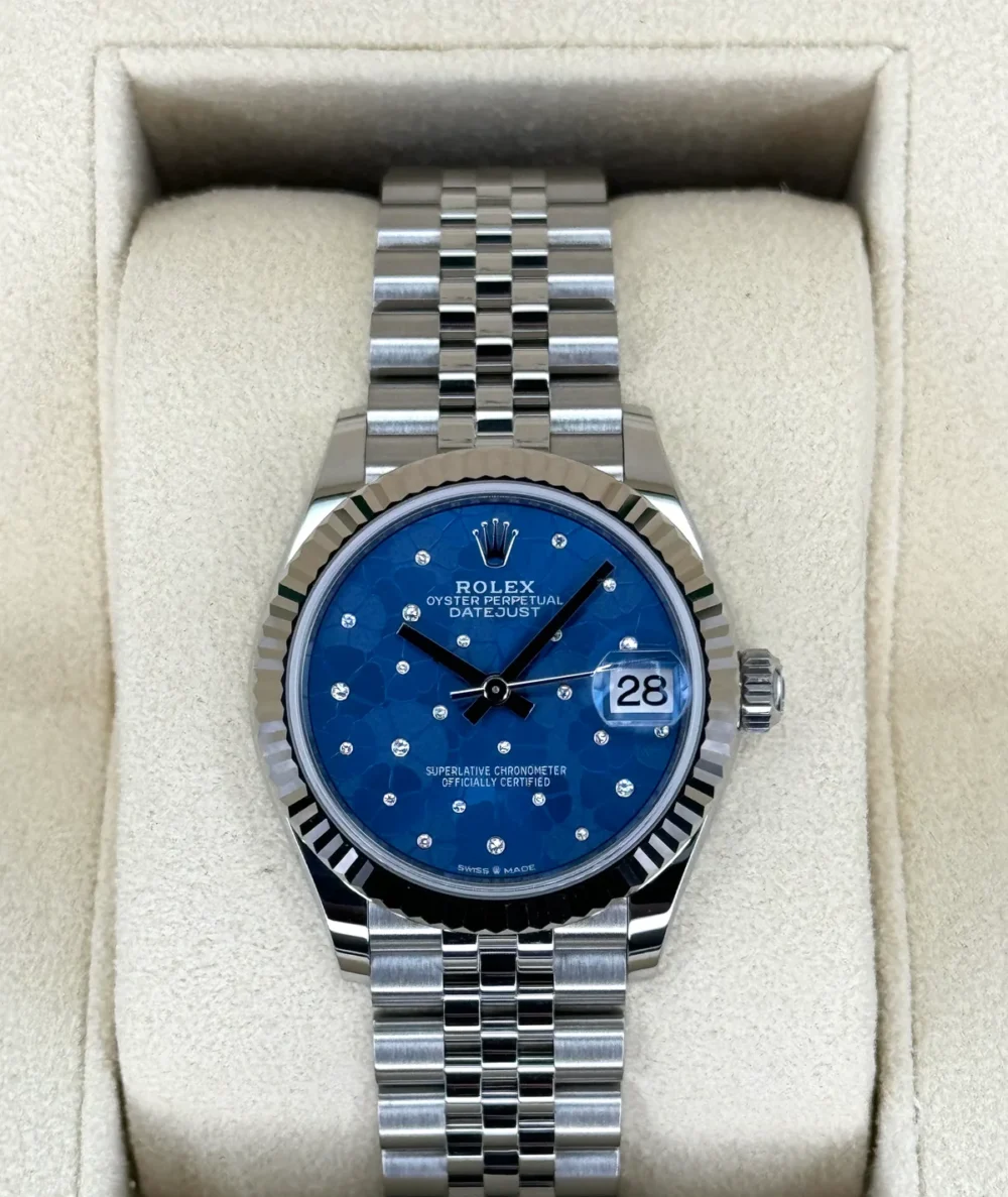 NEW 2025 Rolex Datejust 31mm 278274 Stainless Steel Jubilee Floral Dial