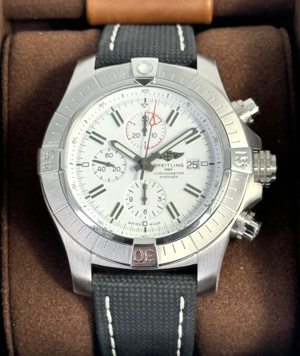 2021 Ltd. Edition Super Avenger 48mm A13375 Stainless Steel White Dial