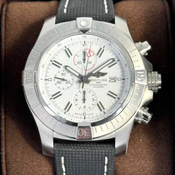 2021 Ltd. Edition Super Avenger 48mm A13375 Stainless Steel White Dial