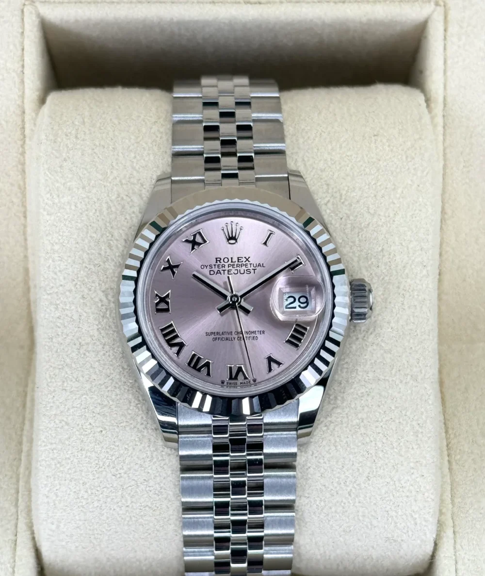 NEW 2025 Lady Datejust 28mm 279174 Stainless Steel Jubilee Pink Dial