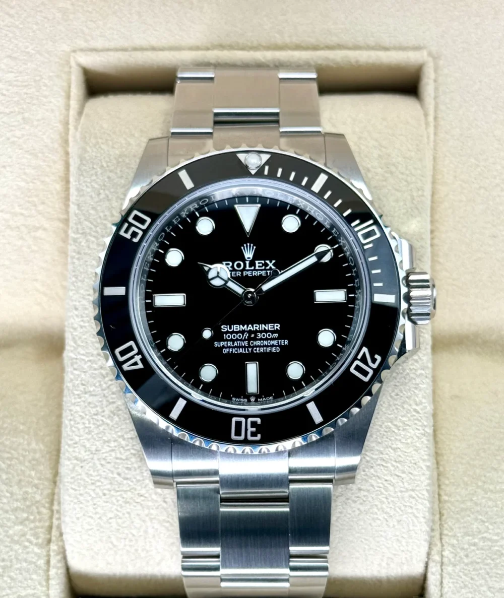 NEW 2024 Rolex Submariner 41mm 124060 Stainless Steel Black Dial