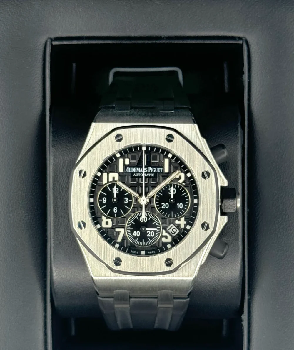 2010 Audemars Piguet Royal Oak Offshore 37mm 26283ST Black Dial