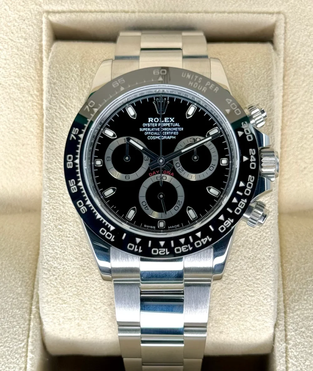 2021 Rolex Daytona 40mm 116500LN Stainless Steel Black Dial