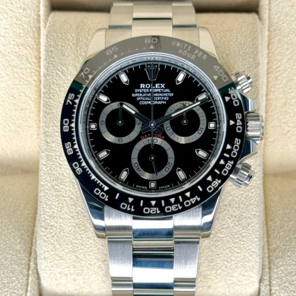 2021 Rolex Daytona 40mm 116500LN Stainless Steel Black Dial