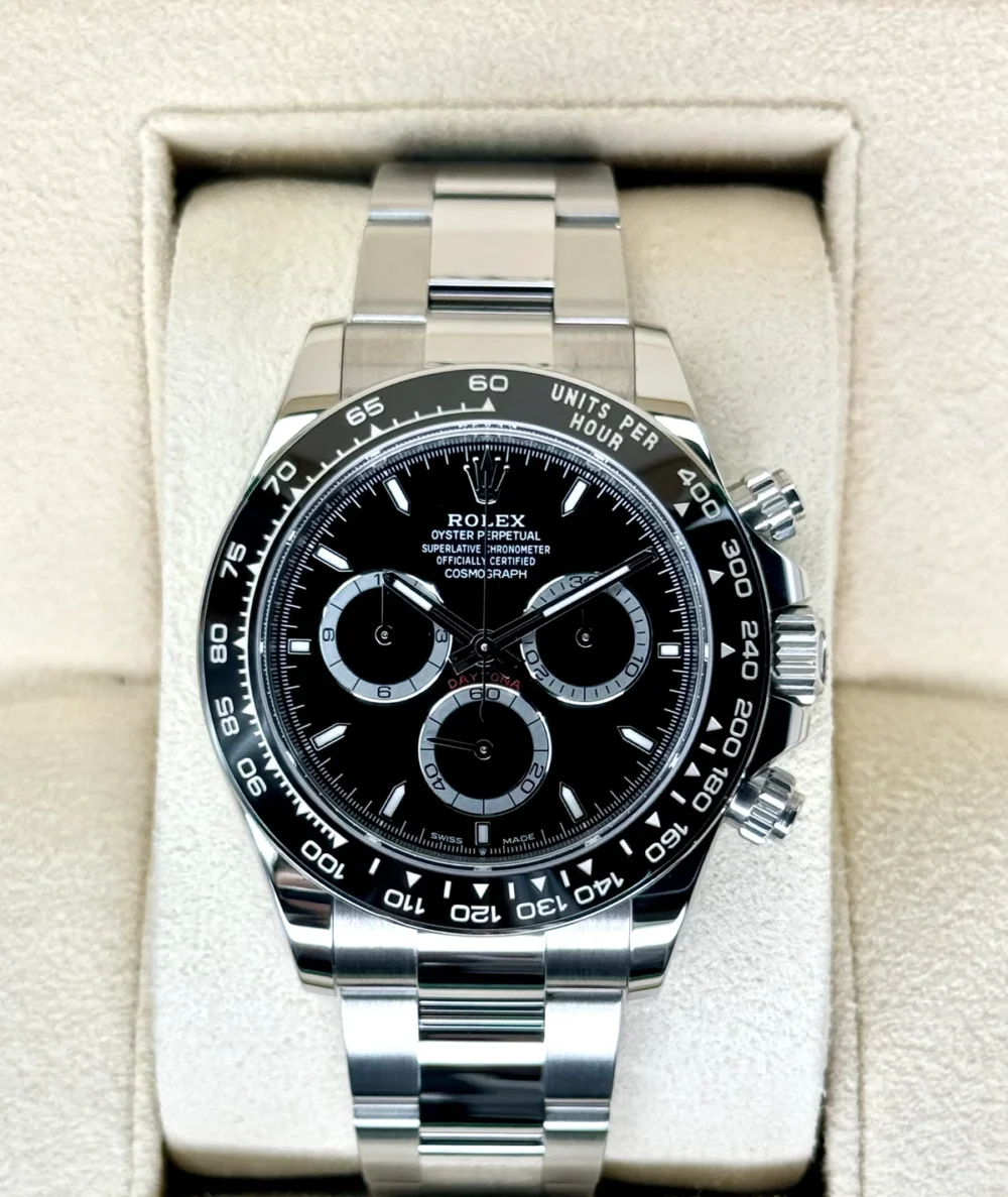 2024 Rolex Daytona 40mm 126500LN Stainless Steel Black Dial
