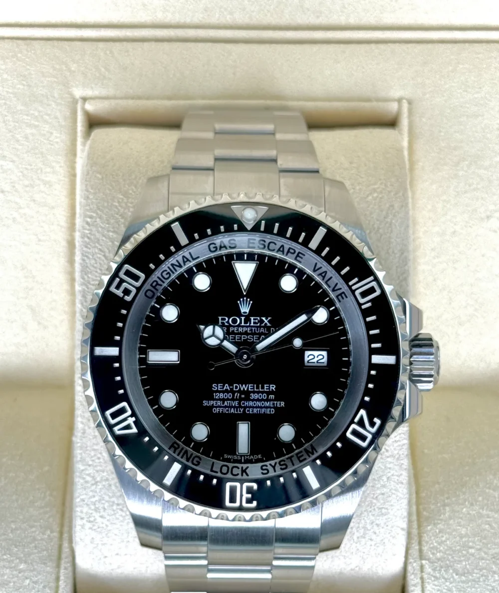2016 Rolex Deepsea 44mm 116660 Stainless Steel Black Dial