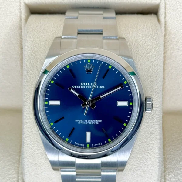 Rolex Oyster Perpetual 39mm 114300 Blue Dial