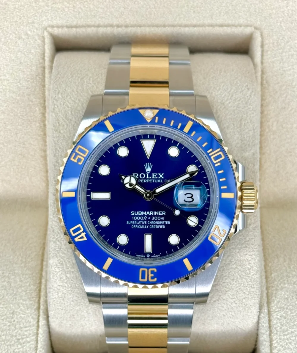 NEW 2024 Rolex Submariner "Bluesy" 41mm 126613LB Two-Tone Blue Dial