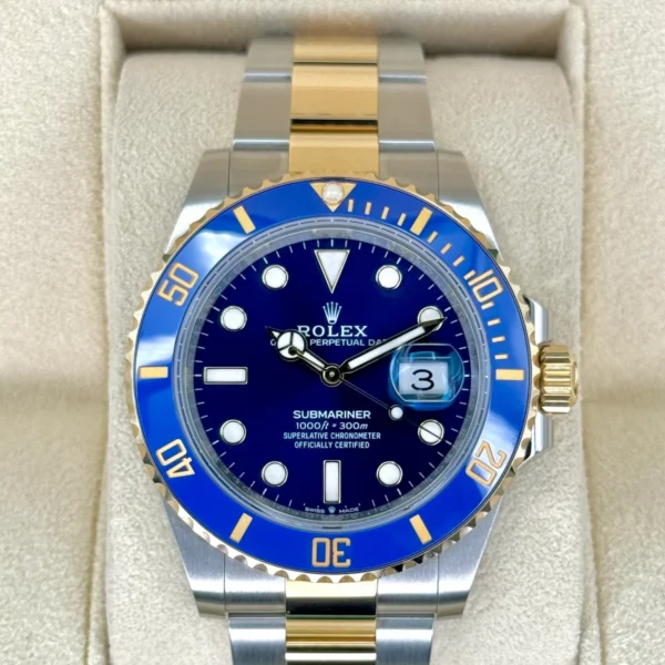 NEW 2024 Rolex Submariner "Bluesy" 41mm 126613LB Two-Tone Blue Dial