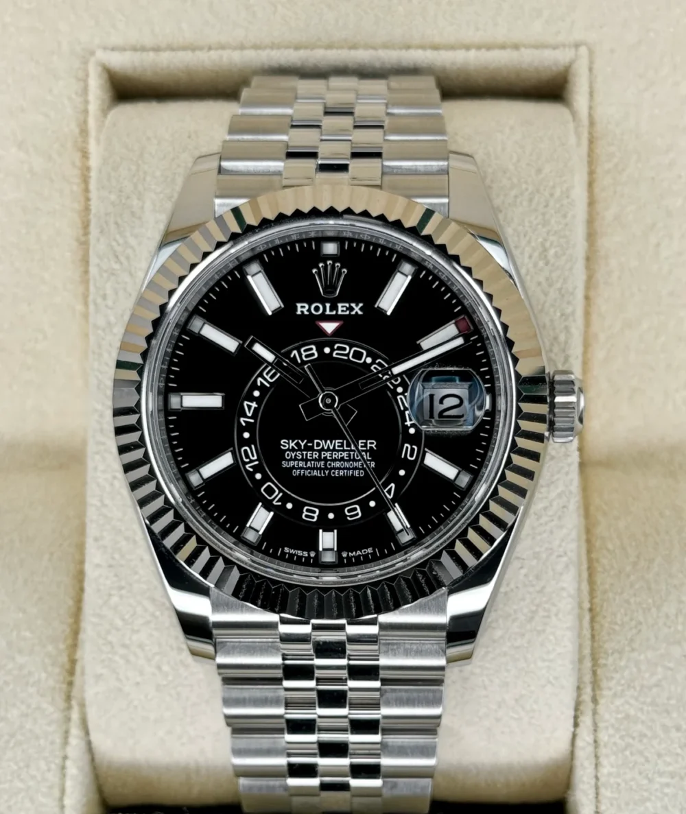 NEW 2023 Rolex Sky-Dweller 42mm 336934 Jubilee Black Dial