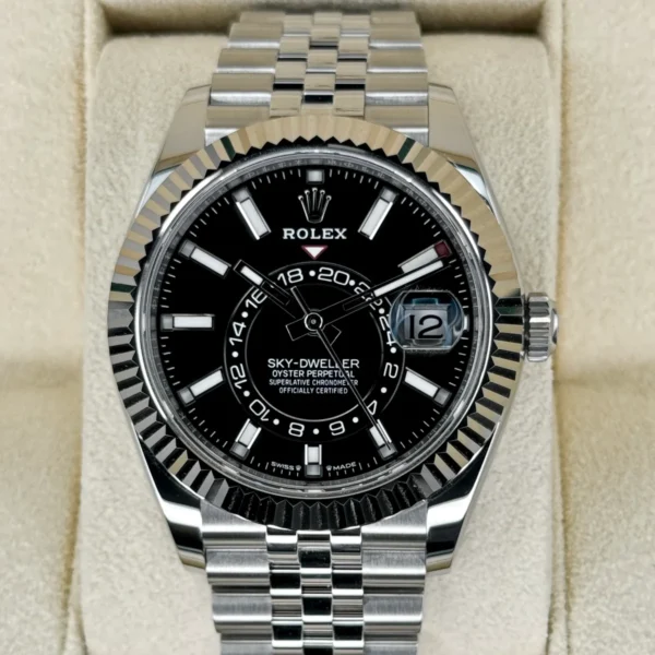 NEW 2023 Rolex Sky-Dweller 42mm 336934 Jubilee Black Dial