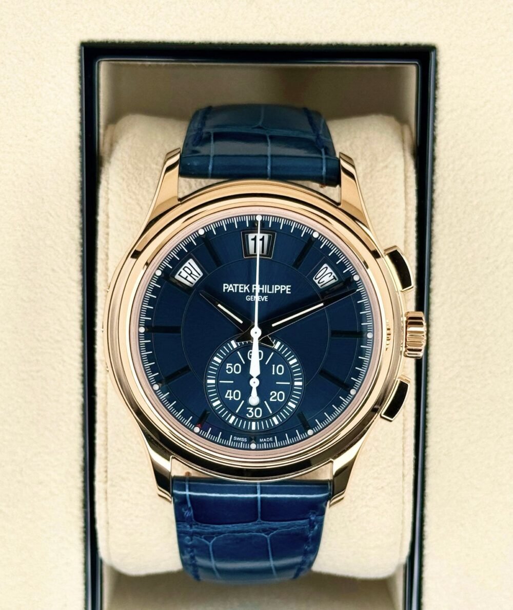 NEW 2026 Patek Philippe 5905R Flyback Chronograph Annual Calendar Blue Dial