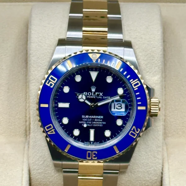 NEW 2023 Rolex Submariner "Bluesy" 41mm 126613LB Two-Tone Blue Dial