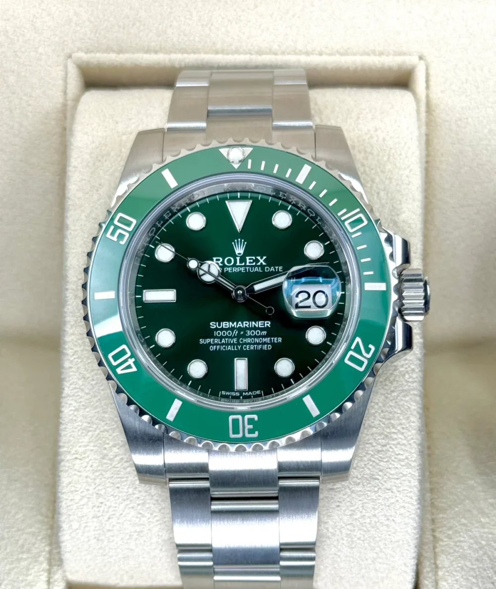 2019 Rolex Submariner "Hulk" 40mm 116610LV Green Dial