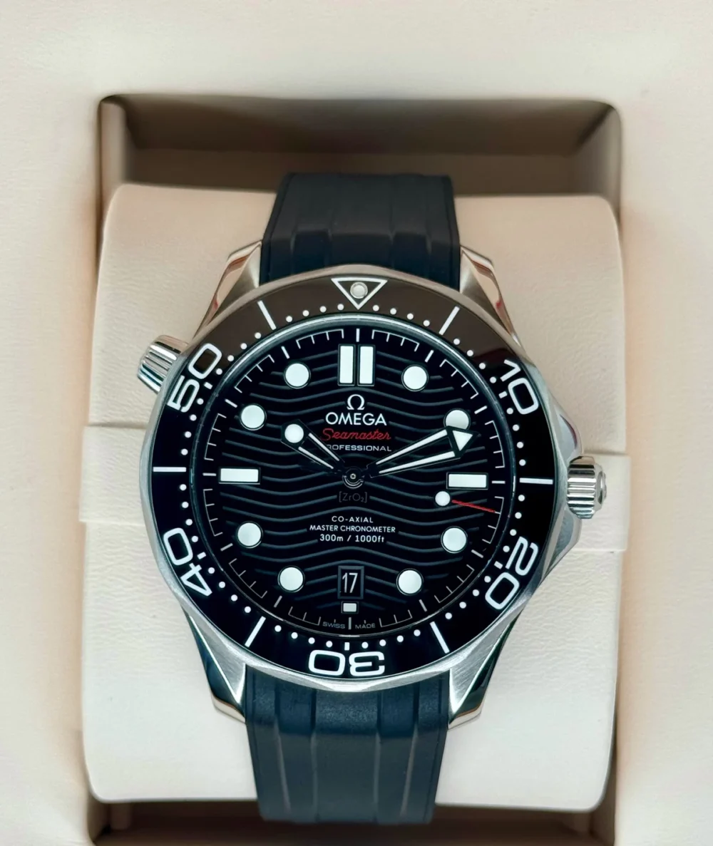 2022 Omega Seamaster Diver 300M 42mm 21032422001001 Black Dial