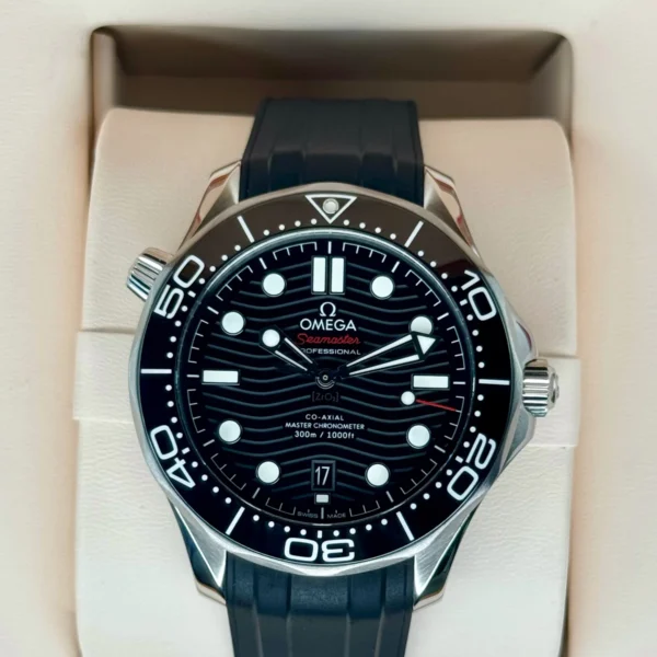 2022 Omega Seamaster Diver 300M 42mm 21032422001001 Black Dial