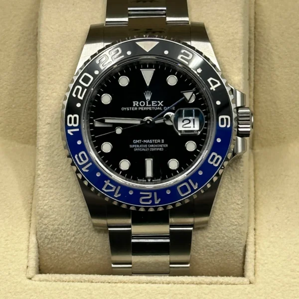 New 2023 Rolex GMT-Master II "Batman" 40mm 126710BLNR Oyster