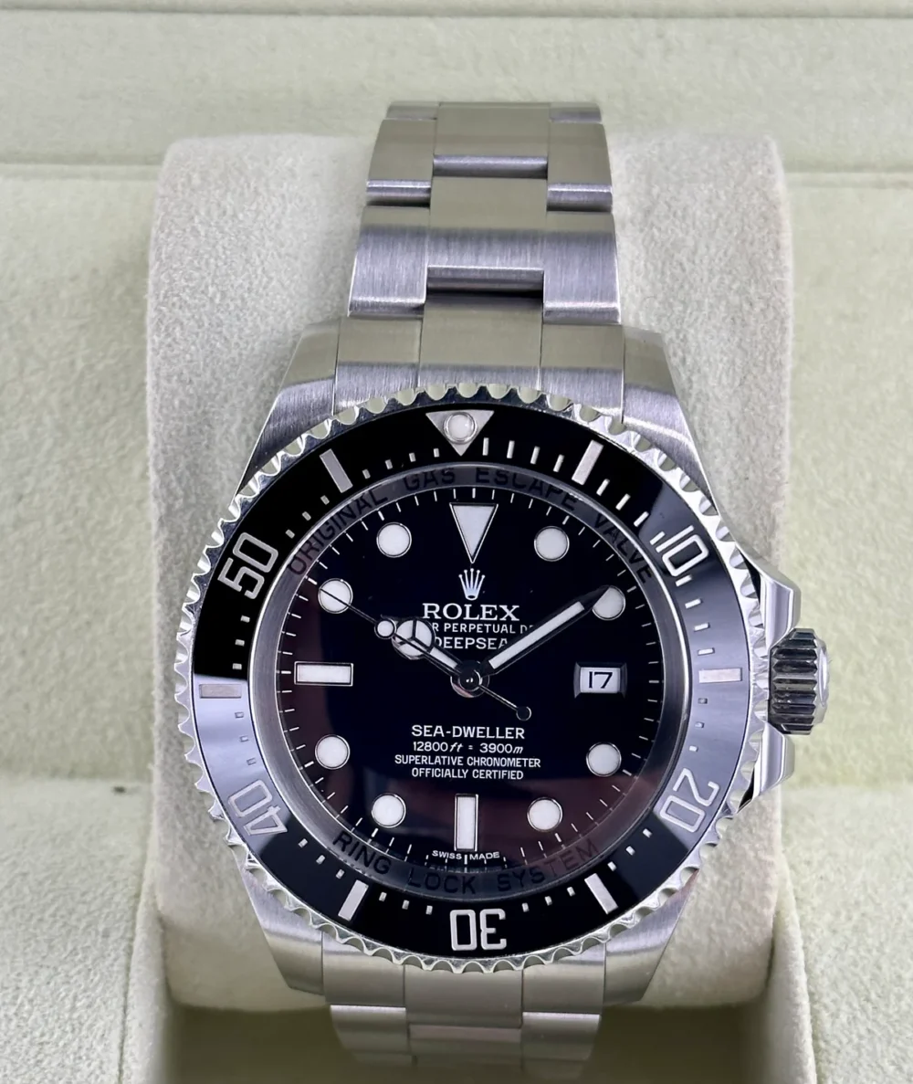 2014 Rolex Deepsea 44mm 116660 Stainless Steel Black Dial