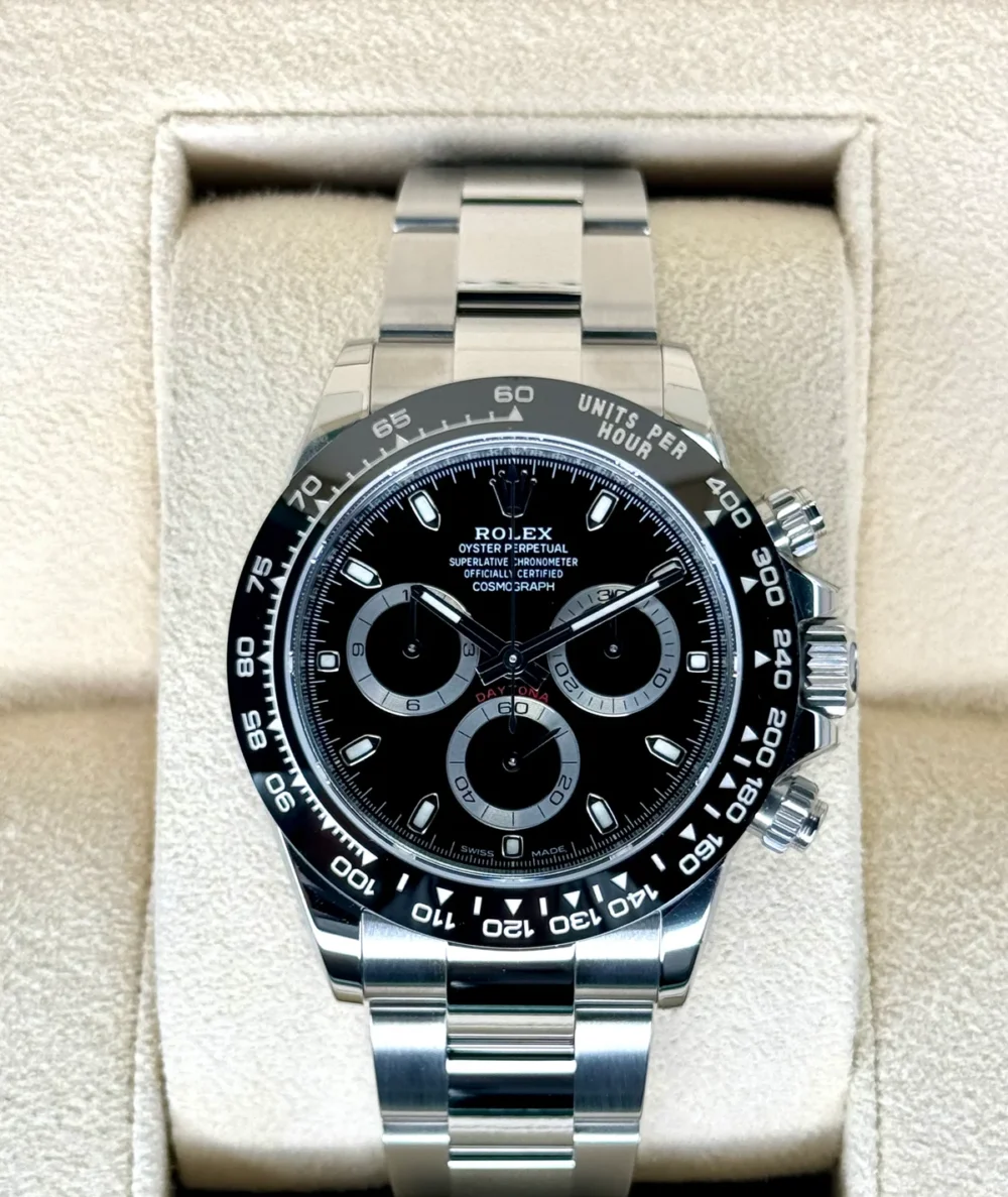 NEW 2023 Rolex Daytona 40mm 116500LN Stainless Steel Black Dial