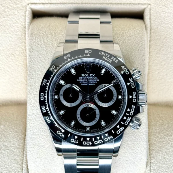 NEW 2023 Rolex Daytona 40mm 116500LN Stainless Steel Black Dial