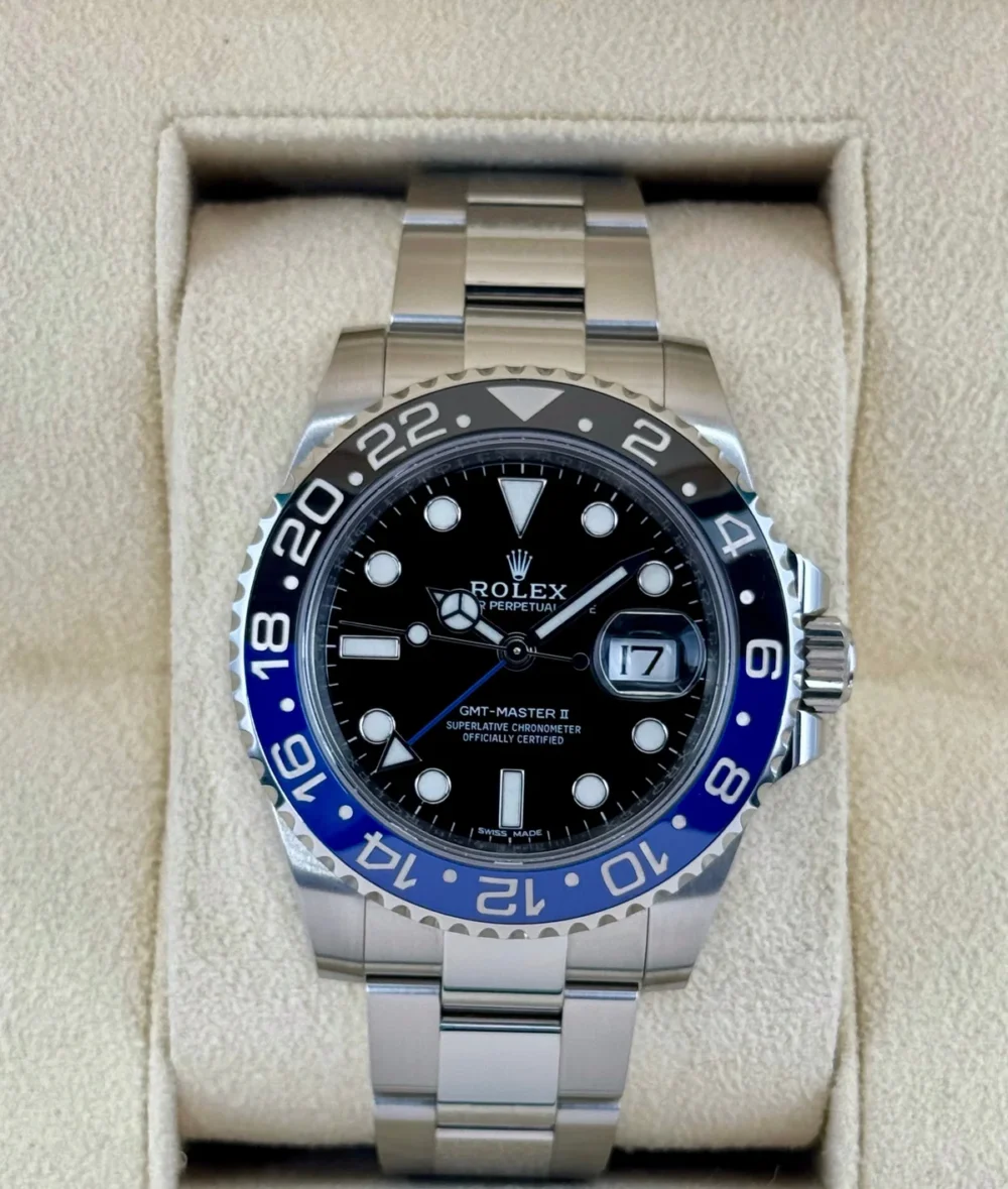 2016 Rolex GMT-Master II "Batman" 40mm 116710BLNR Oyster