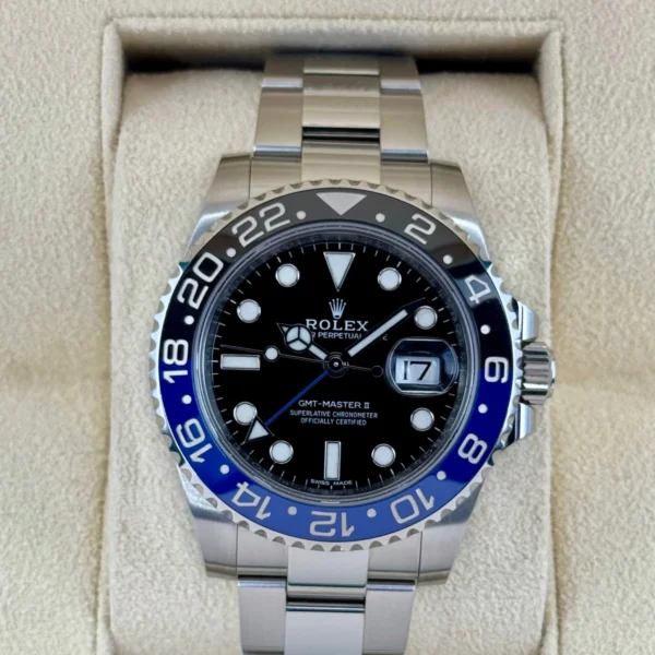 2016 Rolex GMT-Master II "Batman" 40mm 116710BLNR Oyster