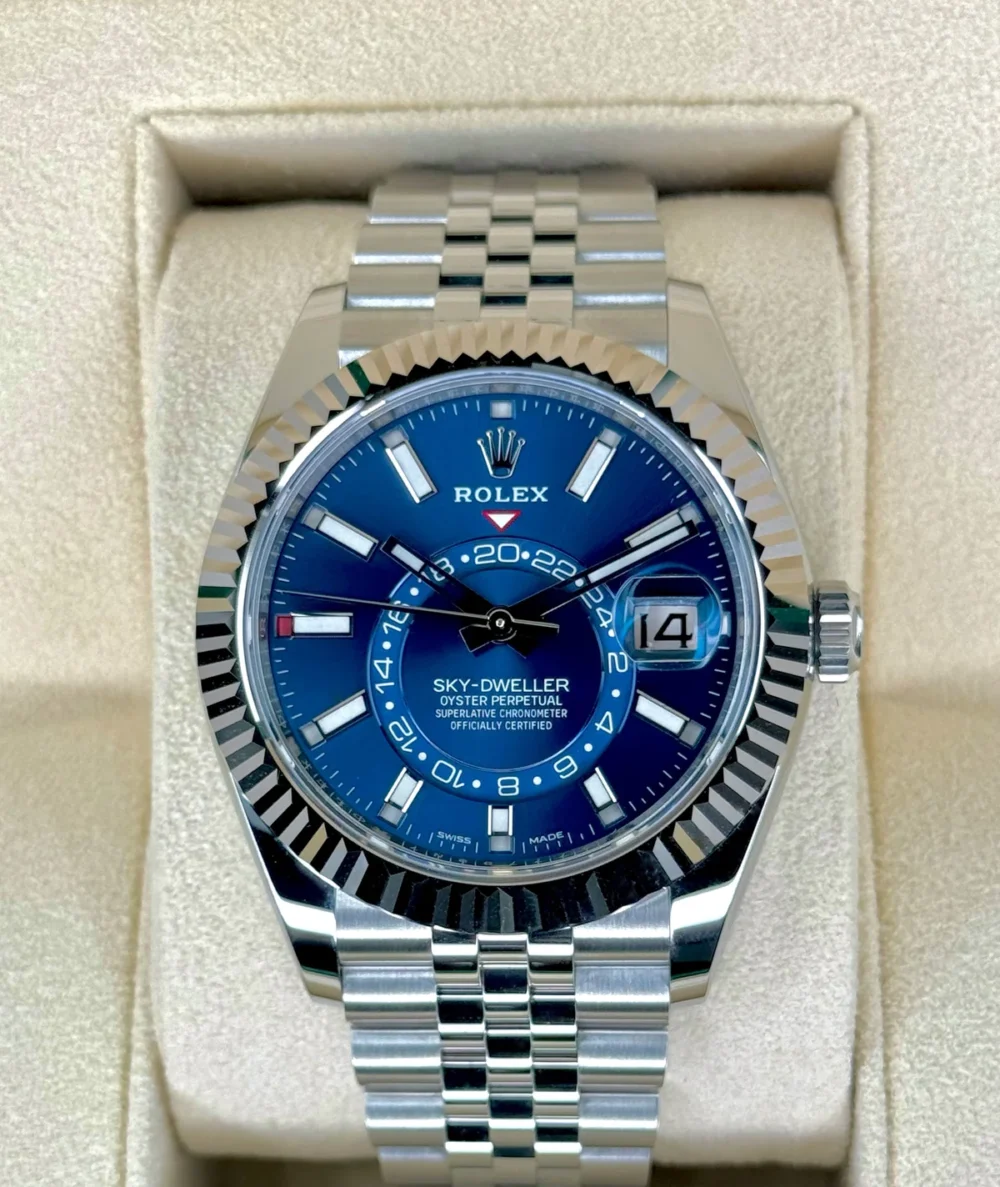 NEW 2024 Rolex Sky-Dweller 42mm 336934 Jubilee Blue Dial