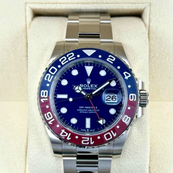 NEW 2023 Rolex GMT-Master II "Pepsi" 40mm 126719BLRO White Gold Oyster