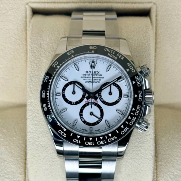2024 Rolex Daytona 40mm 126500LN Stainless Steel Panda Dial