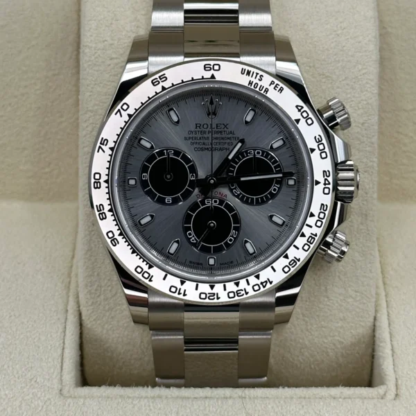 NEW 2023 Rolex Daytona 40mm 116509 White Gold Silver Dial