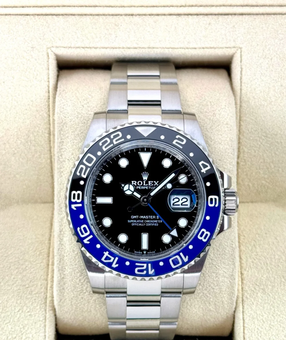 2022 Rolex GMT-Master II "Batman" 40mm 126710BLNR Oyster