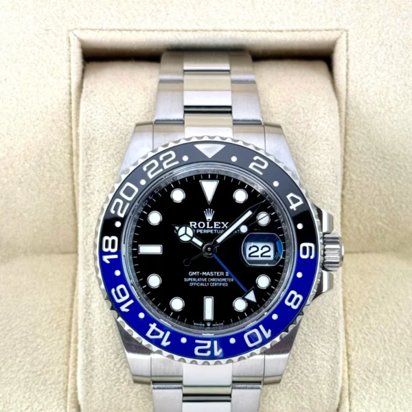 2022 Rolex GMT-Master II "Batman" 40mm 126710BLNR Oyster