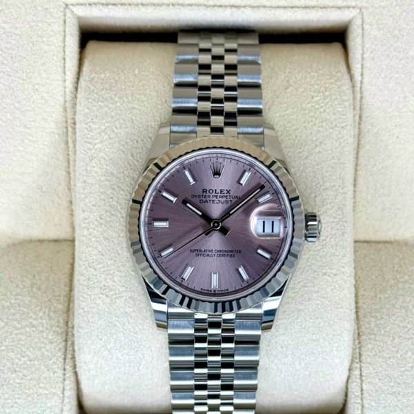 NEW 2025 Rolex Datejust 31mm 278274 Stainless Steel Jubilee Pink Dial