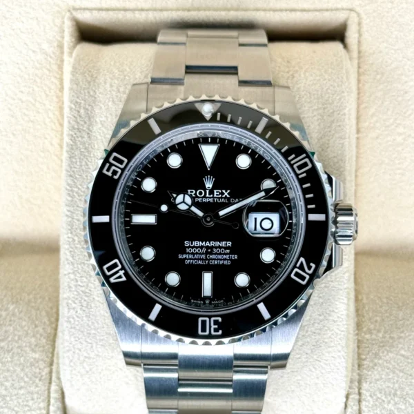 2022 Rolex Submariner 41mm 126610LN Stainless Steel Black Dial