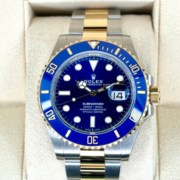 NEW 2024 Rolex Submariner "Bluesy" 41mm 126613LB Two-Tone Blue Dial