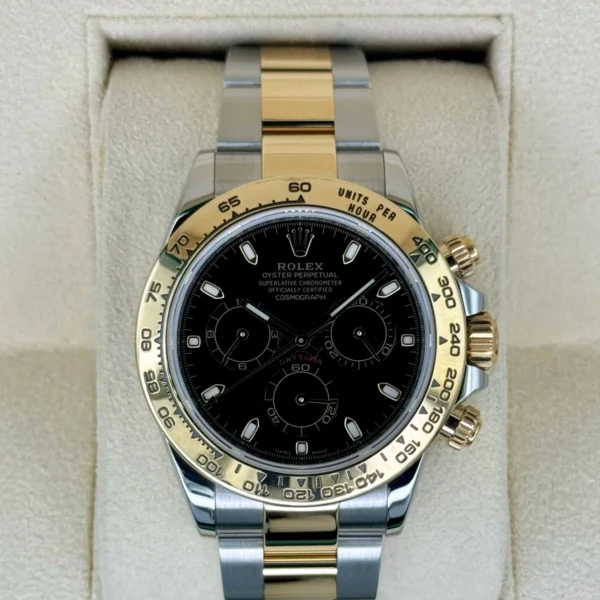 2021 Rolex Daytona 40mm 116503 Two-Tone Black Dial