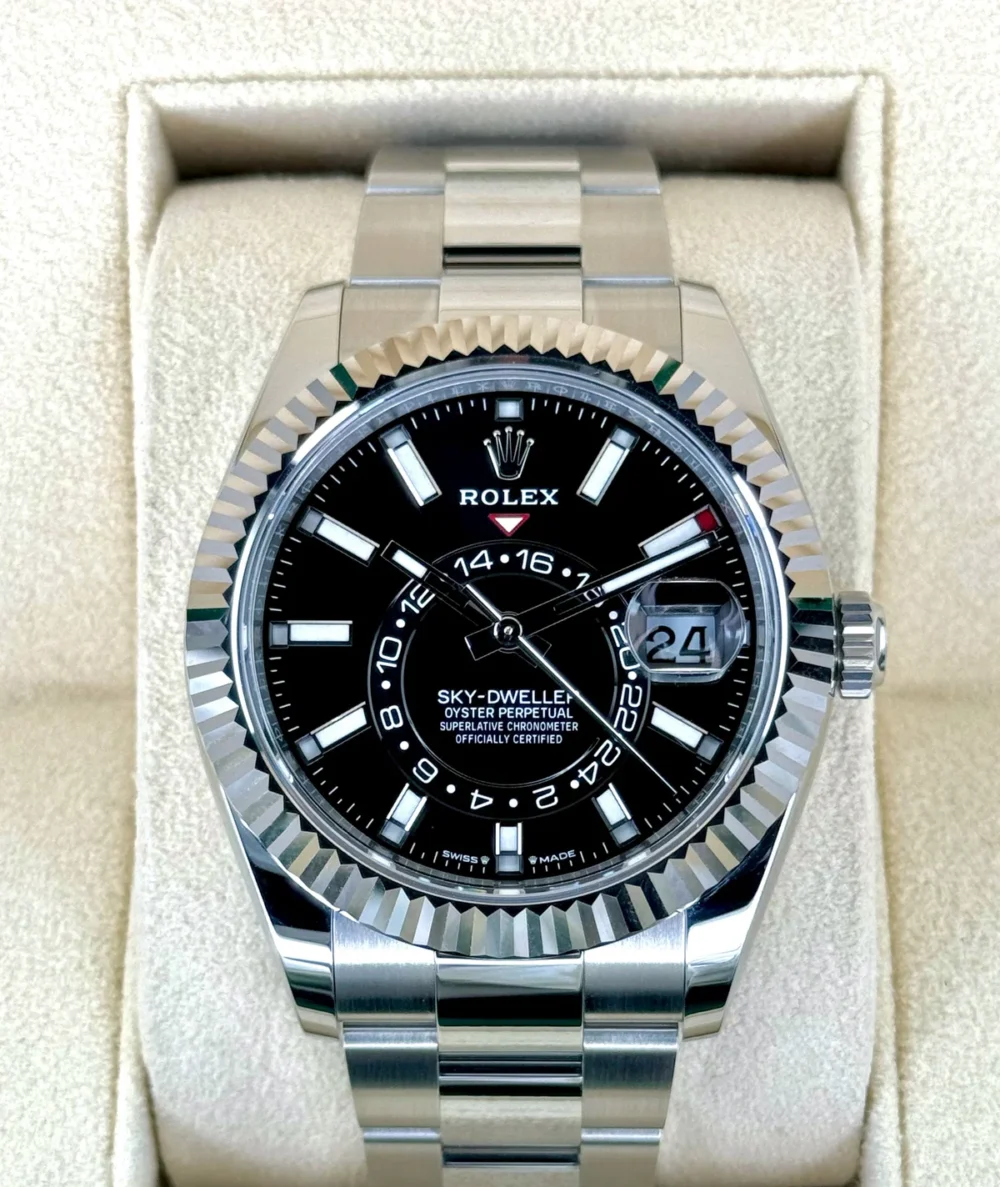 NEW 2024 Rolex Sky-Dweller 42mm 336934 Oyster Black Dial