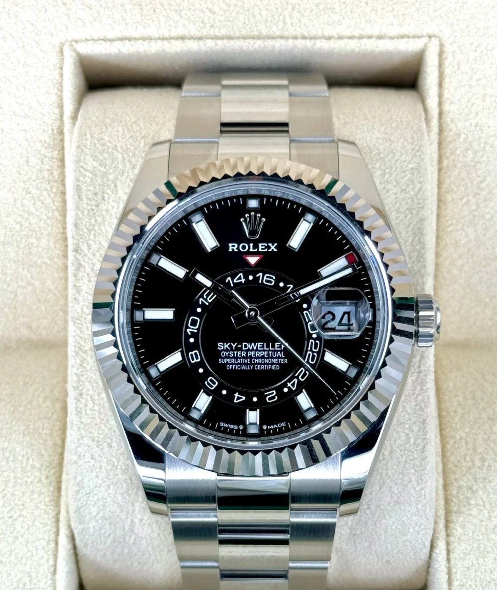 NEW 2025 Rolex Sky-Dweller 42mm 336934 Oyster Black Dial