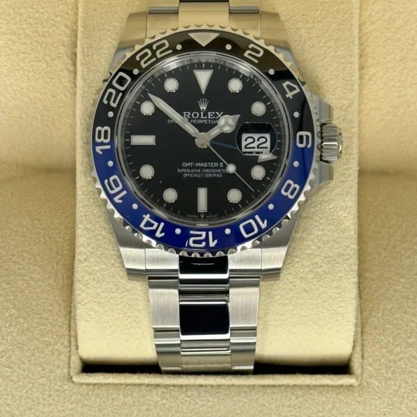 NEW 2023 Rolex GMT-Master II "Batman" 40mm 126710BLNR Oyster